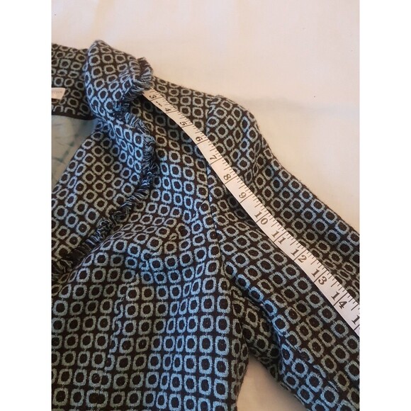 Worthington Womens Blazer Jacket Plus Size 16W Frayed open Retro Fall Autumn Mod - Picture 14 of 16